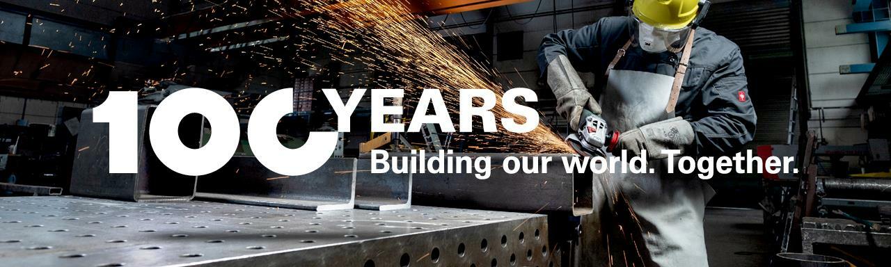Metabo 100 years banner