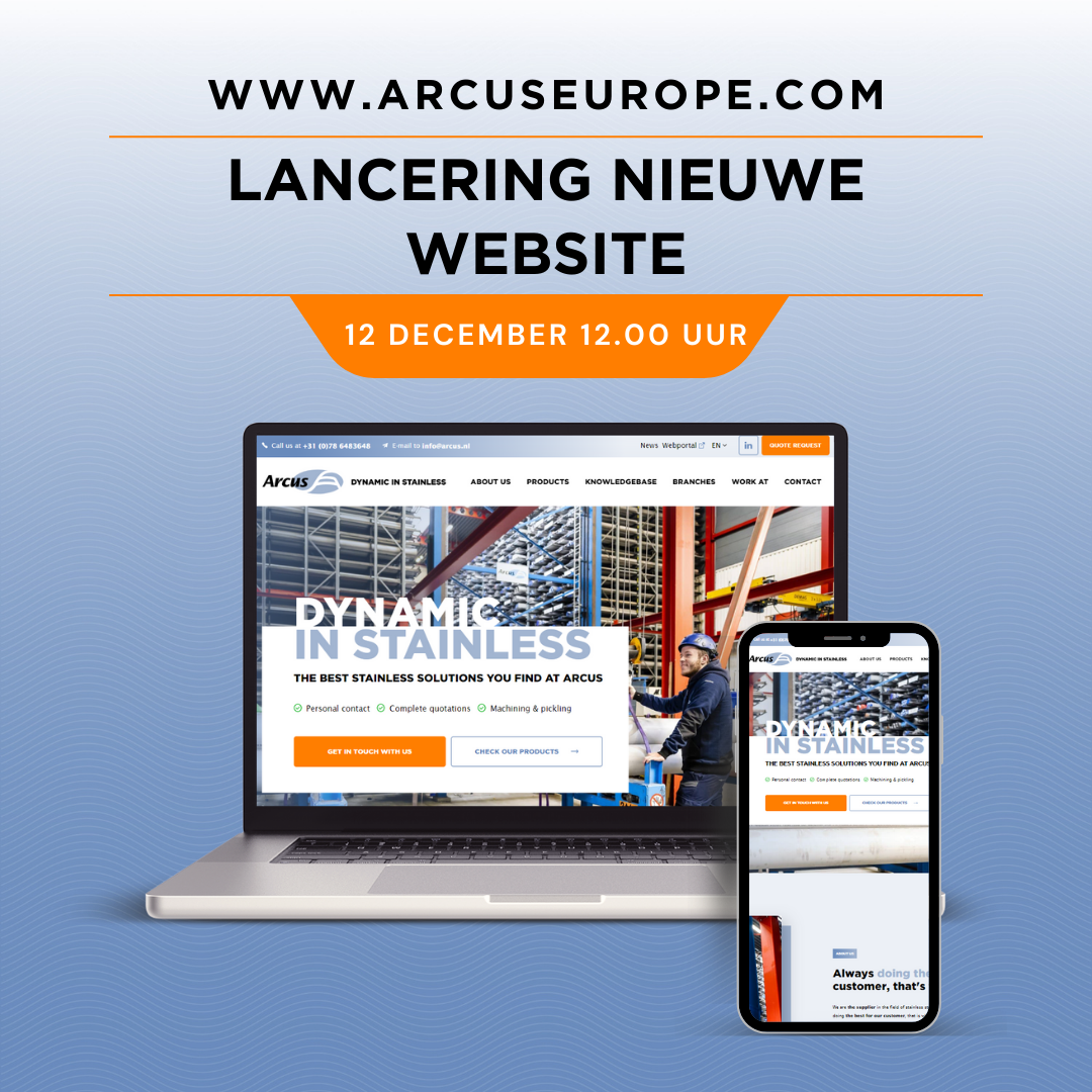 ARCUS LANCERING NIEUWE WEBSITE