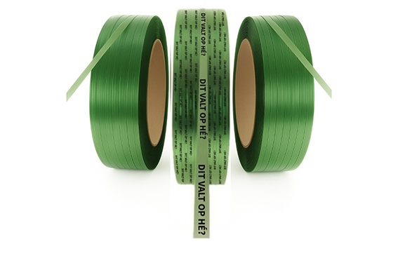 Bedrukt groen petband